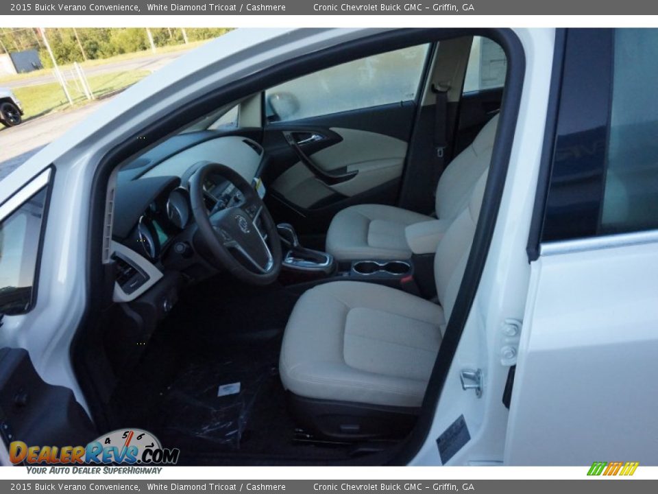 2015 Buick Verano Convenience White Diamond Tricoat / Cashmere Photo #9