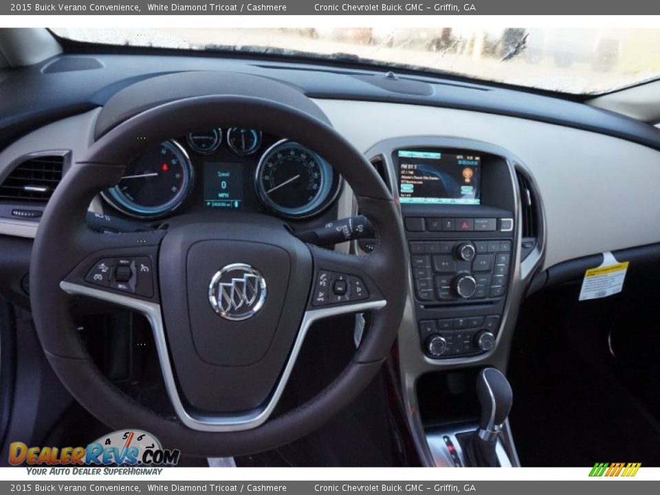 2015 Buick Verano Convenience White Diamond Tricoat / Cashmere Photo #10