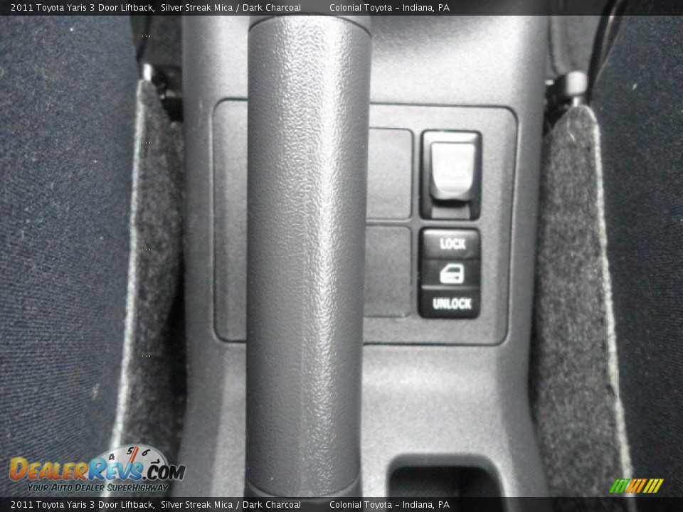 2011 Toyota Yaris 3 Door Liftback Silver Streak Mica / Dark Charcoal Photo #16