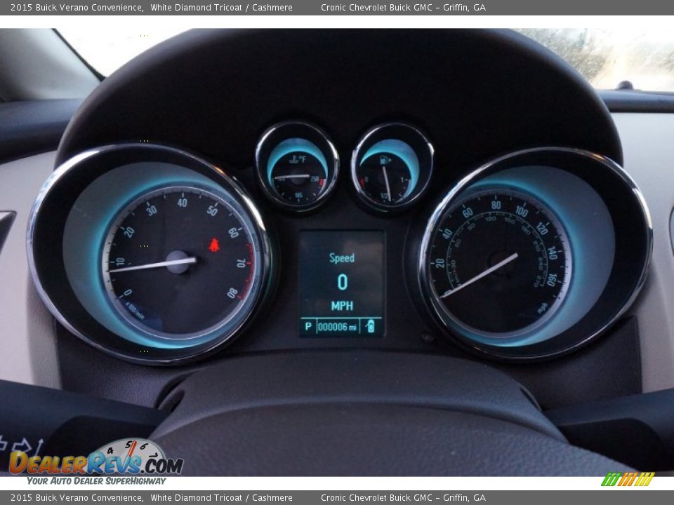 2015 Buick Verano Convenience White Diamond Tricoat / Cashmere Photo #13