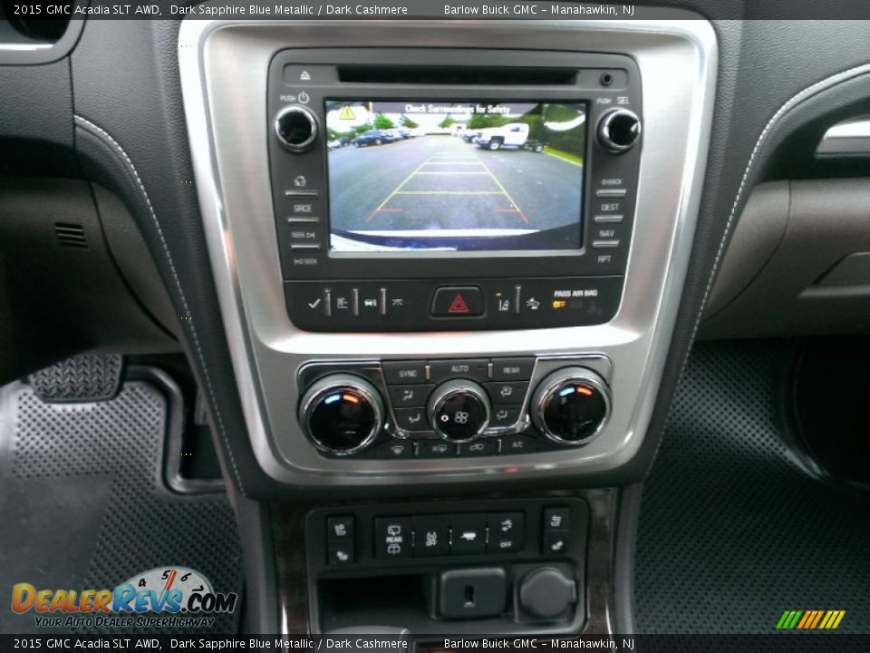 2015 GMC Acadia SLT AWD Dark Sapphire Blue Metallic / Dark Cashmere Photo #10