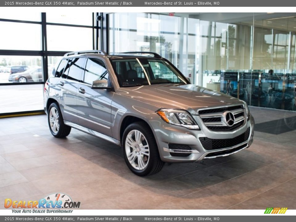 2015 Mercedes-Benz GLK 350 4Matic Paladium Silver Metallic / Black Photo #1