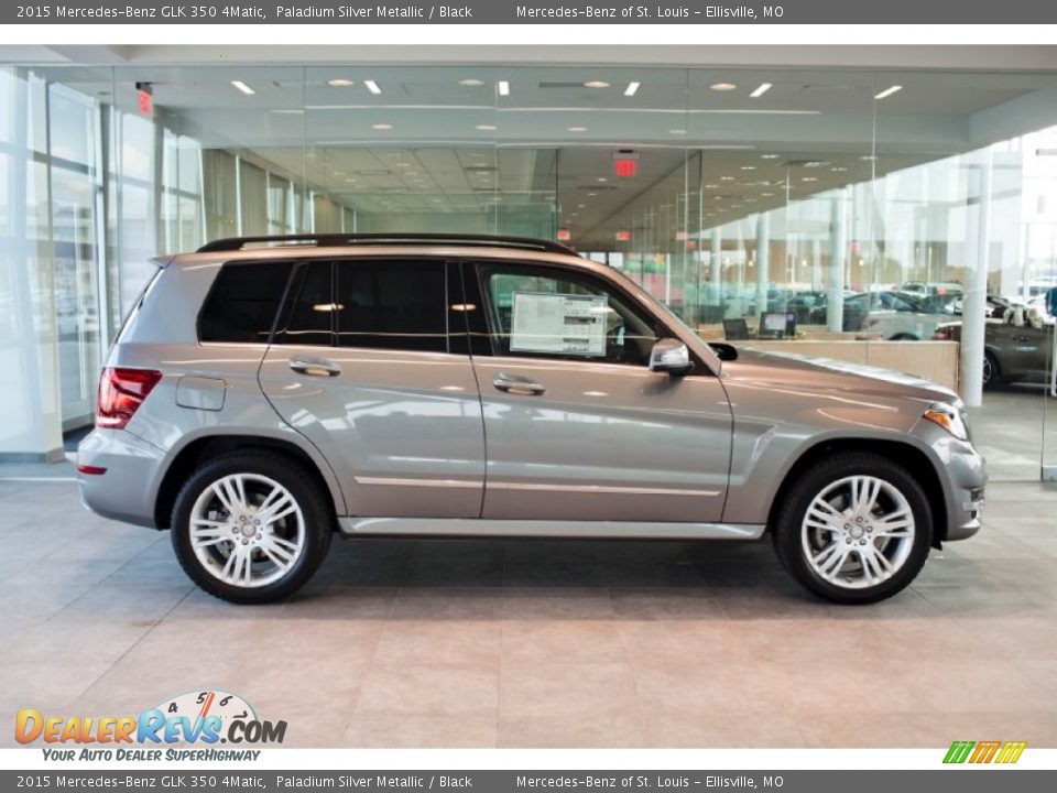 2015 Mercedes-Benz GLK 350 4Matic Paladium Silver Metallic / Black Photo #2