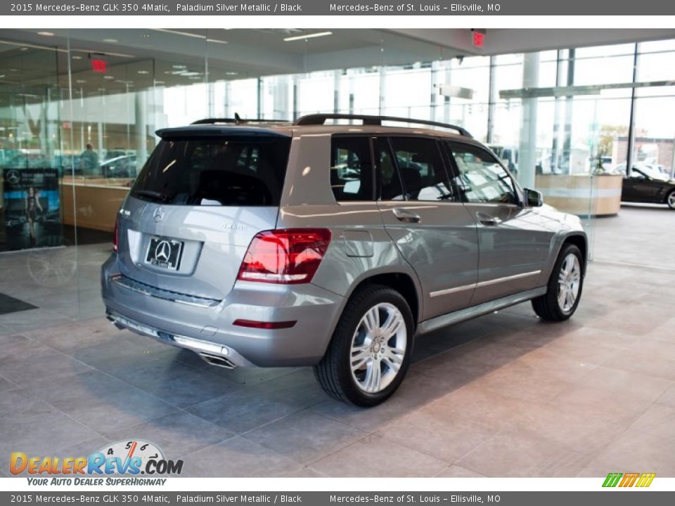 2015 Mercedes-Benz GLK 350 4Matic Paladium Silver Metallic / Black Photo #3