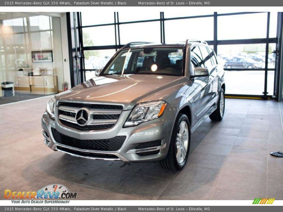 2015 Mercedes-Benz GLK 350 4Matic Paladium Silver Metallic / Black Photo #4