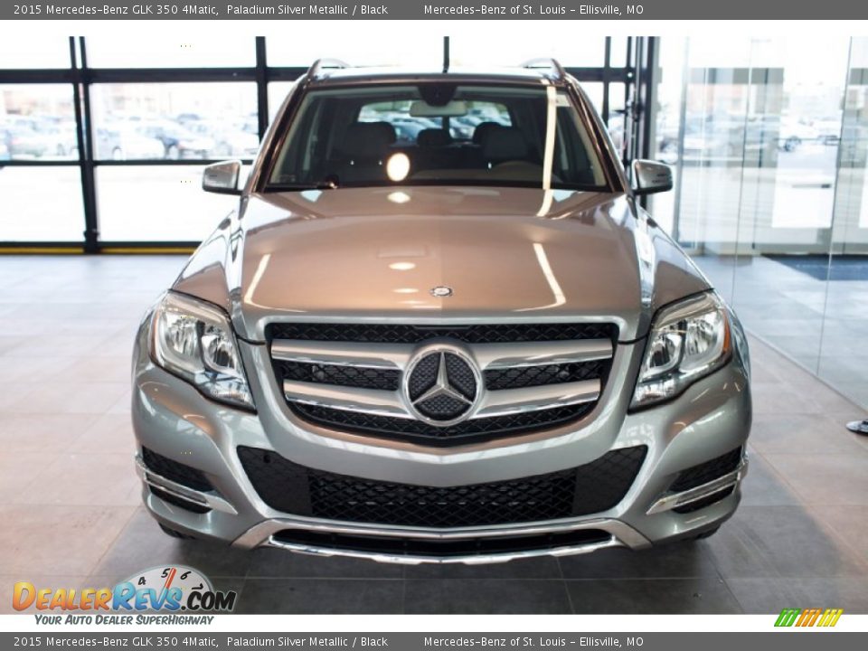 2015 Mercedes-Benz GLK 350 4Matic Paladium Silver Metallic / Black Photo #6