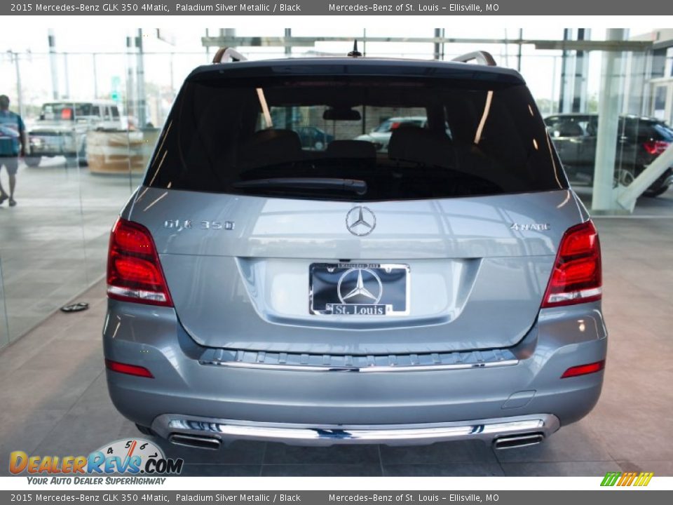 2015 Mercedes-Benz GLK 350 4Matic Paladium Silver Metallic / Black Photo #7