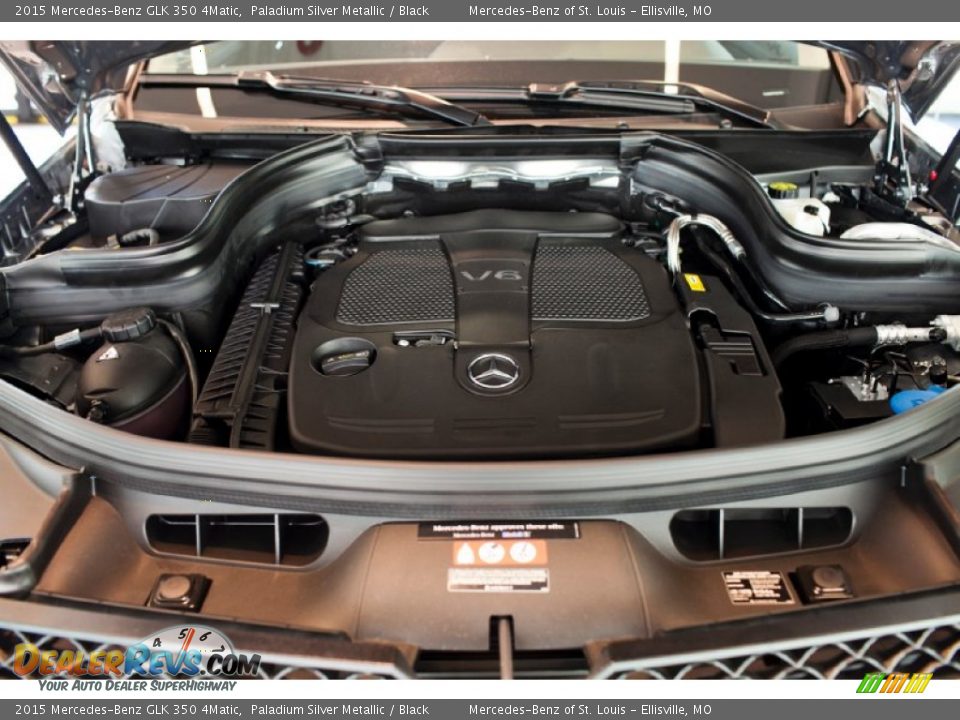 2015 Mercedes-Benz GLK 350 4Matic Paladium Silver Metallic / Black Photo #8