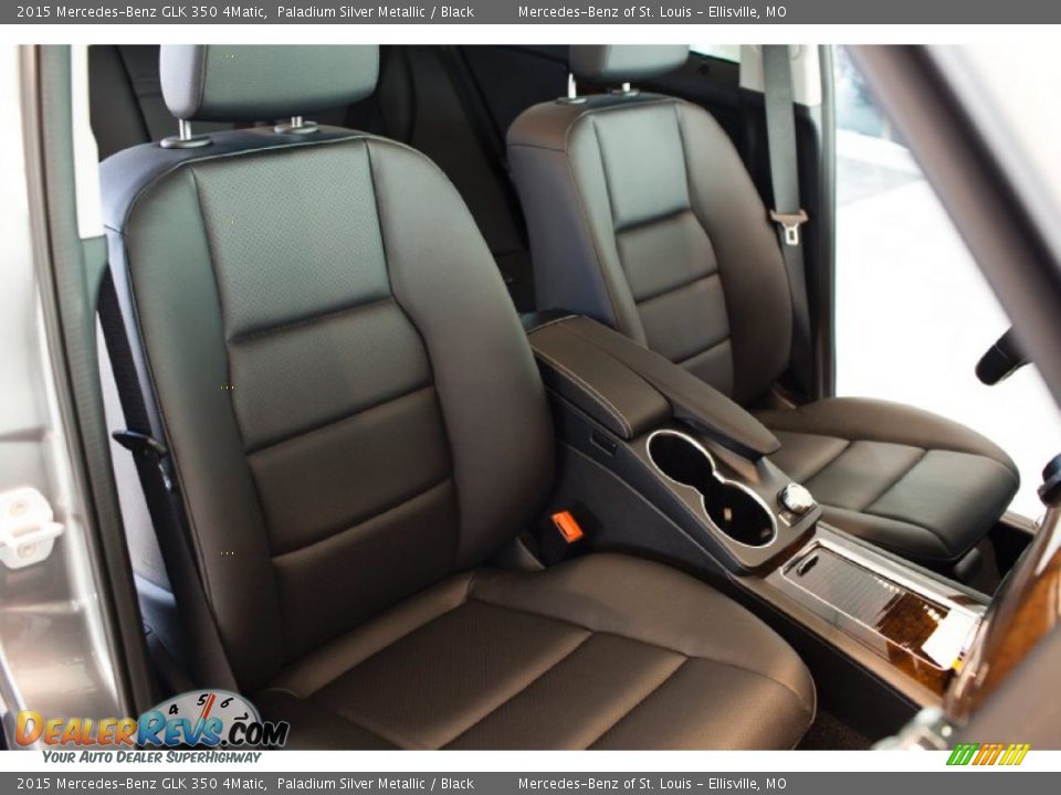 2015 Mercedes-Benz GLK 350 4Matic Paladium Silver Metallic / Black Photo #13