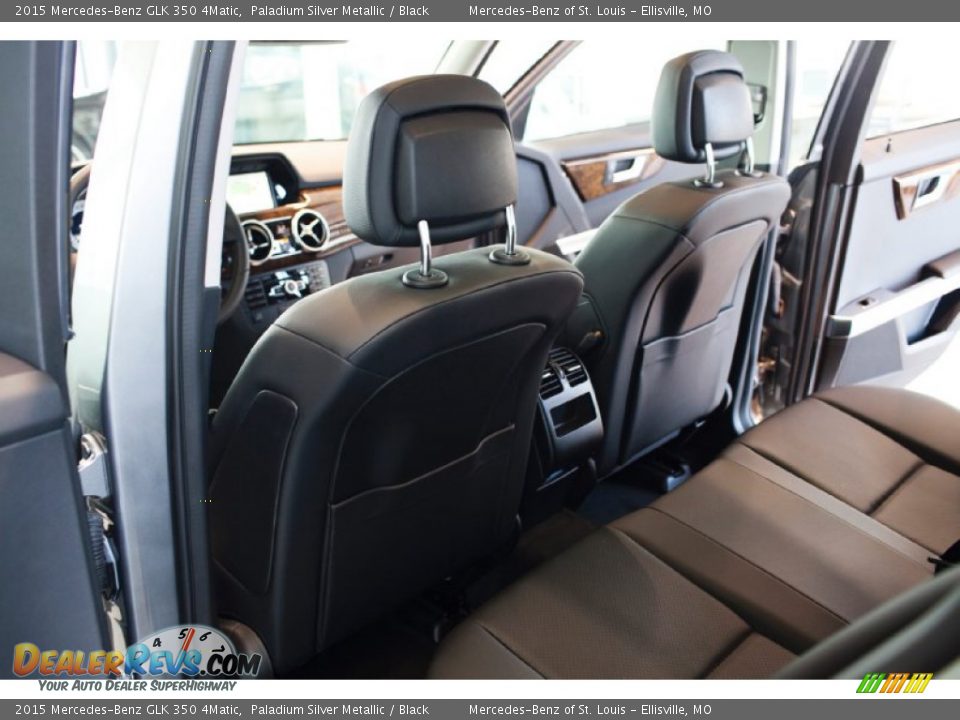 2015 Mercedes-Benz GLK 350 4Matic Paladium Silver Metallic / Black Photo #14