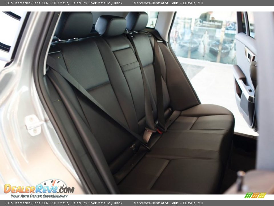 2015 Mercedes-Benz GLK 350 4Matic Paladium Silver Metallic / Black Photo #15