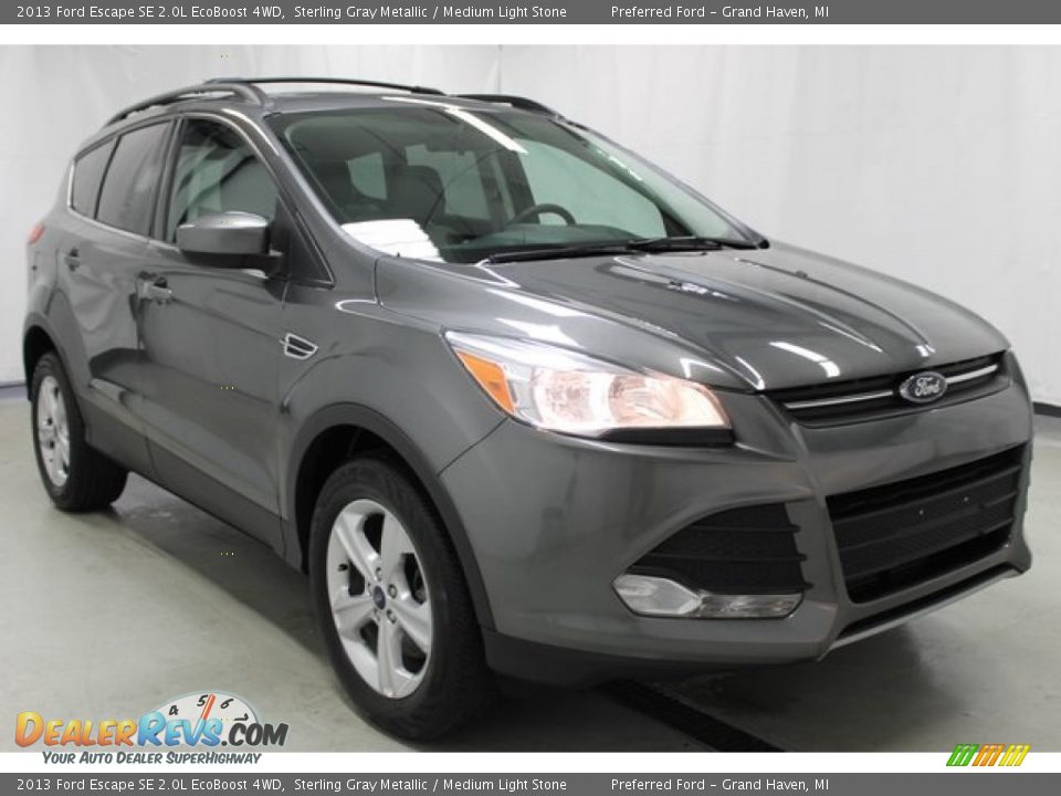 2013 Ford Escape SE 2.0L EcoBoost 4WD Sterling Gray Metallic / Medium Light Stone Photo #4