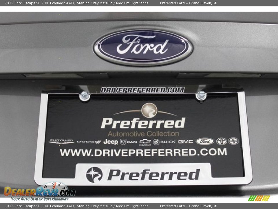 2013 Ford Escape SE 2.0L EcoBoost 4WD Sterling Gray Metallic / Medium Light Stone Photo #10