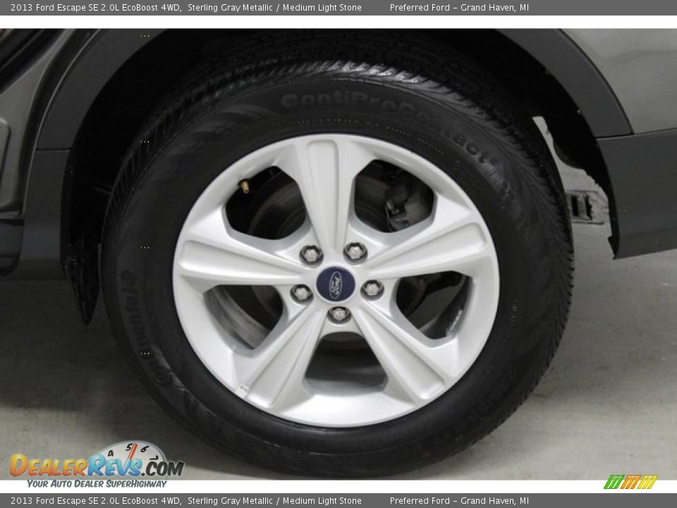 2013 Ford Escape SE 2.0L EcoBoost 4WD Sterling Gray Metallic / Medium Light Stone Photo #16