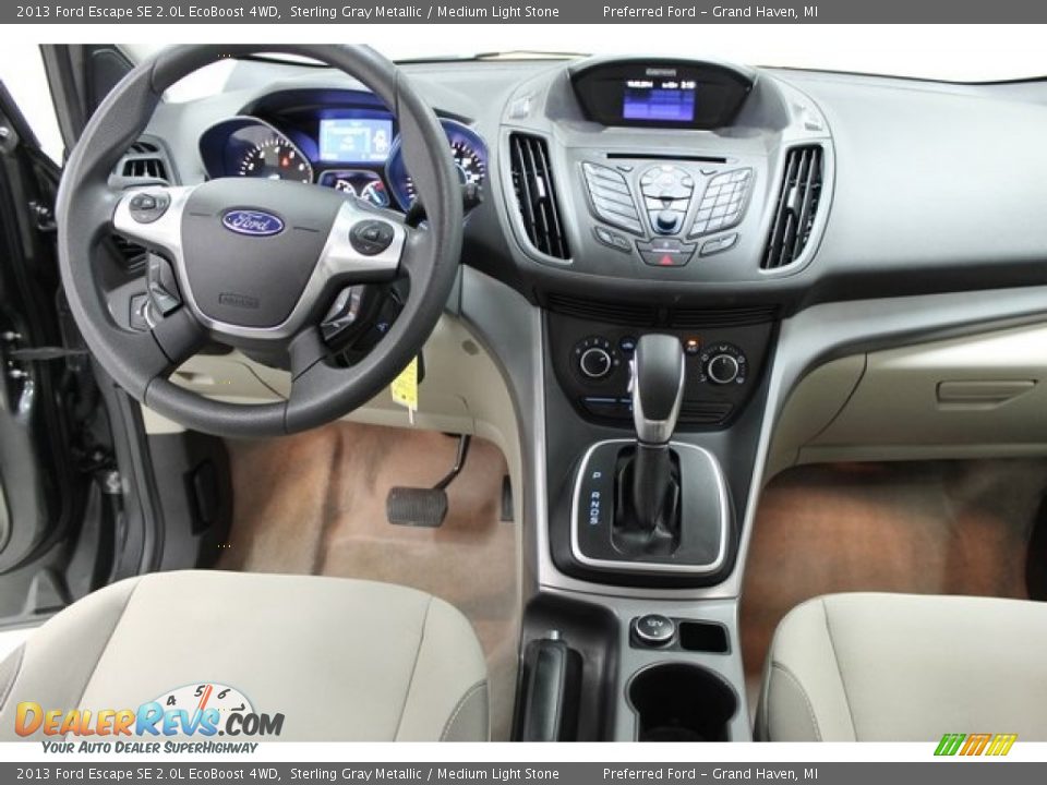 2013 Ford Escape SE 2.0L EcoBoost 4WD Sterling Gray Metallic / Medium Light Stone Photo #27