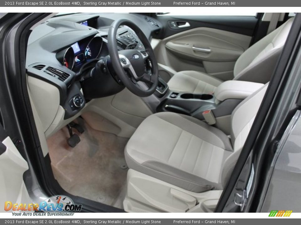 2013 Ford Escape SE 2.0L EcoBoost 4WD Sterling Gray Metallic / Medium Light Stone Photo #28