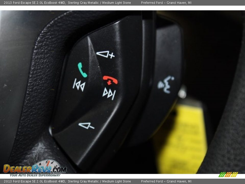 2013 Ford Escape SE 2.0L EcoBoost 4WD Sterling Gray Metallic / Medium Light Stone Photo #35