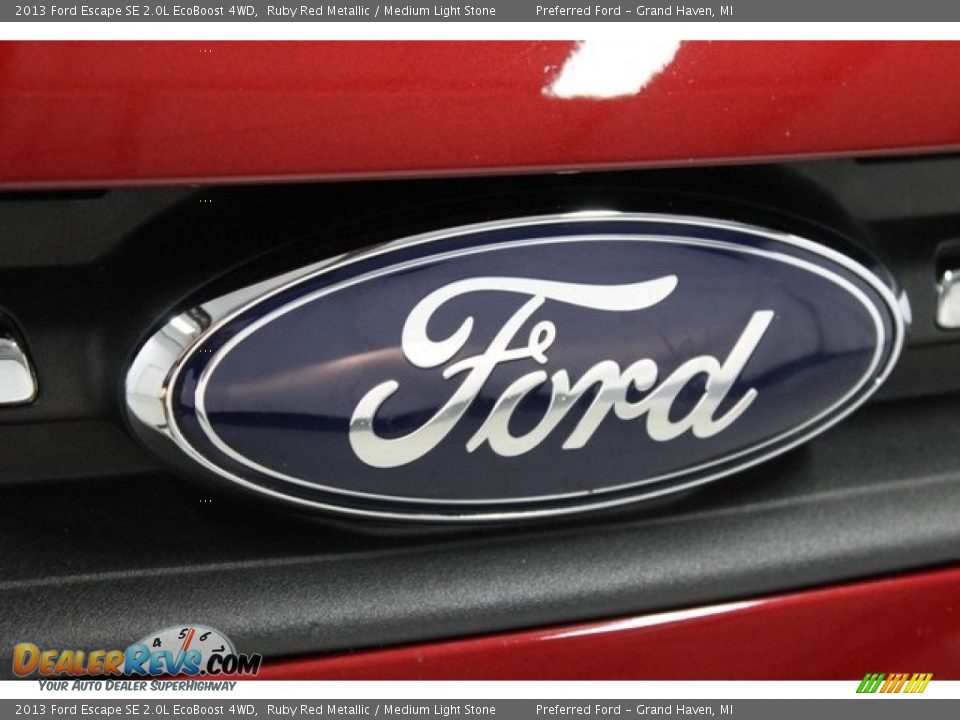 2013 Ford Escape SE 2.0L EcoBoost 4WD Ruby Red Metallic / Medium Light Stone Photo #3