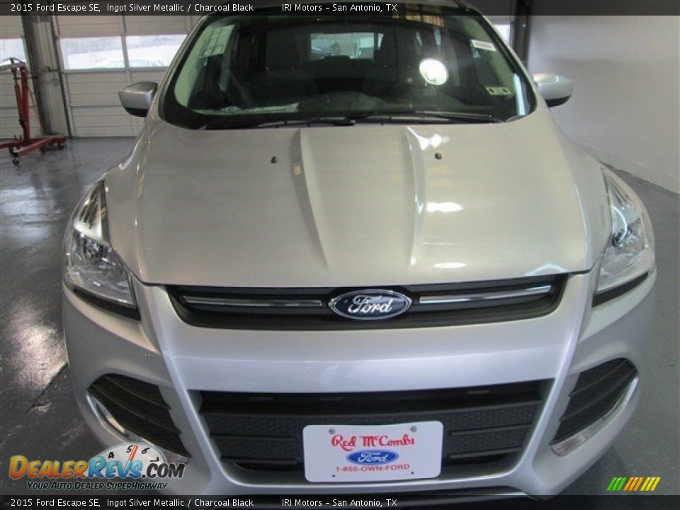 2015 Ford Escape SE Ingot Silver Metallic / Charcoal Black Photo #2