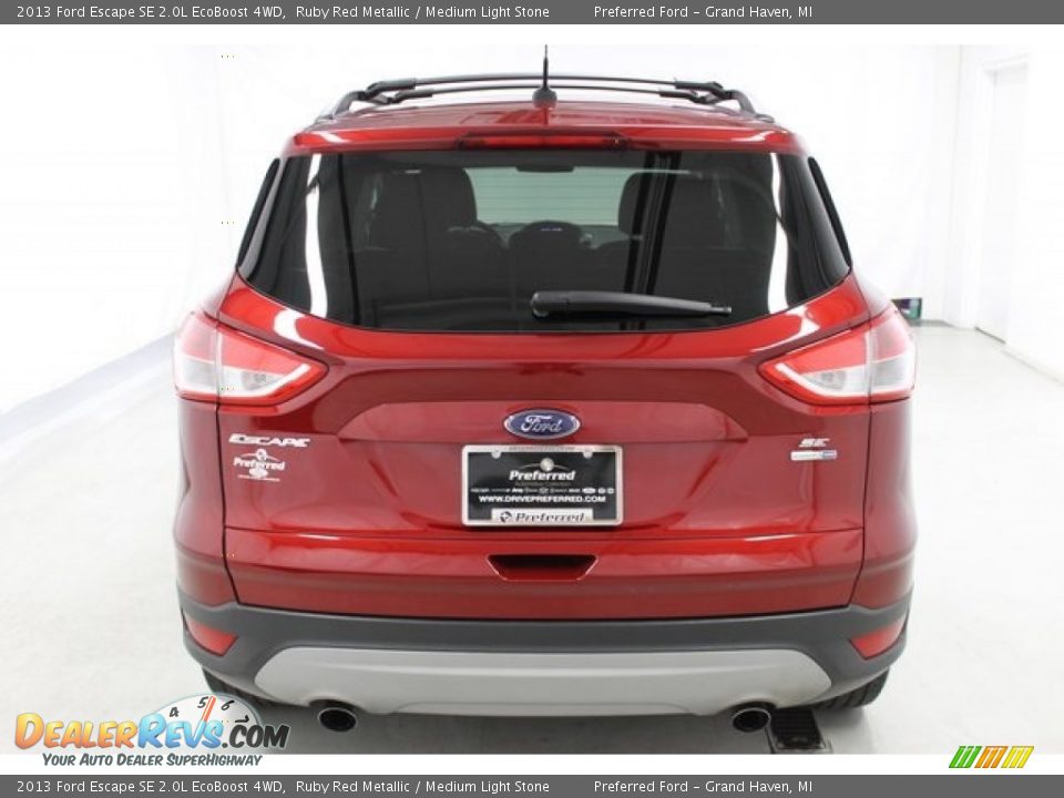 2013 Ford Escape SE 2.0L EcoBoost 4WD Ruby Red Metallic / Medium Light Stone Photo #7
