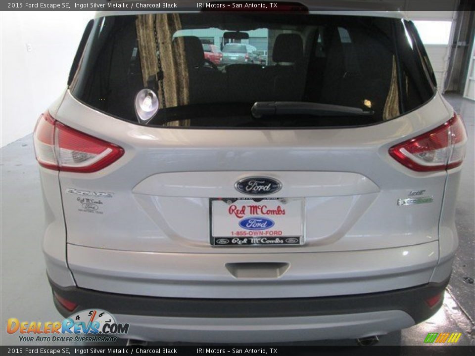 2015 Ford Escape SE Ingot Silver Metallic / Charcoal Black Photo #5