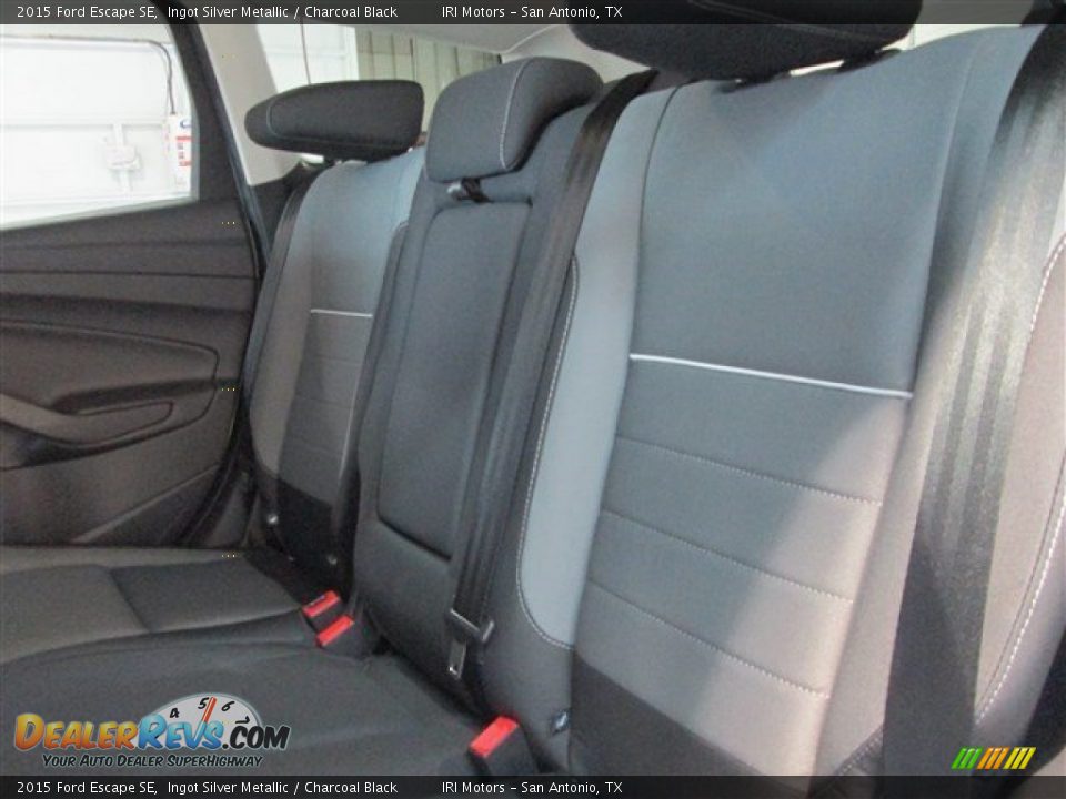 2015 Ford Escape SE Ingot Silver Metallic / Charcoal Black Photo #11