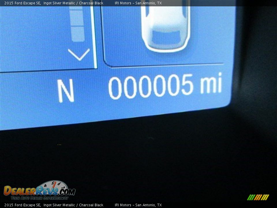 2015 Ford Escape SE Ingot Silver Metallic / Charcoal Black Photo #20