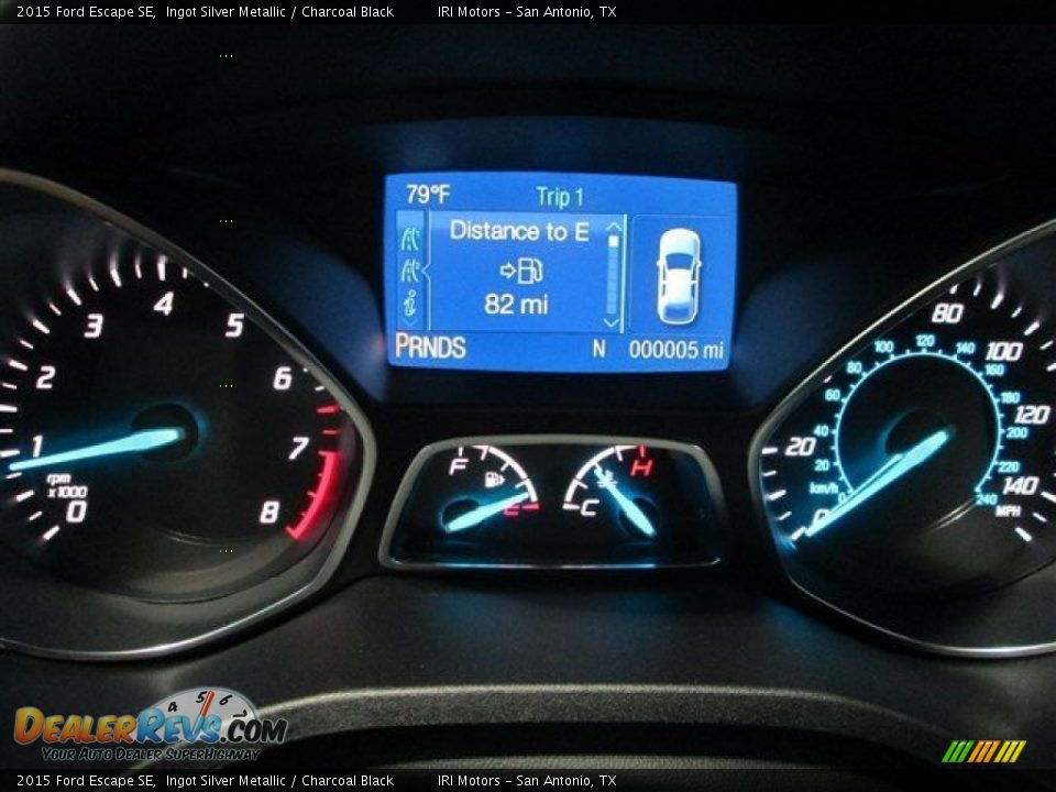 2015 Ford Escape SE Ingot Silver Metallic / Charcoal Black Photo #21
