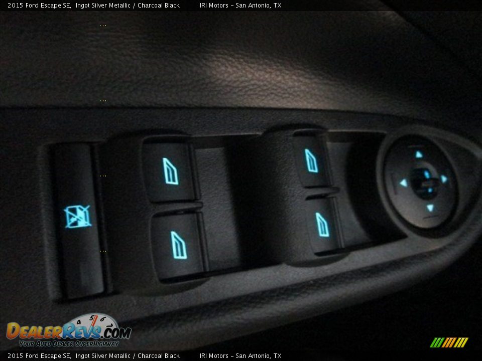 2015 Ford Escape SE Ingot Silver Metallic / Charcoal Black Photo #23
