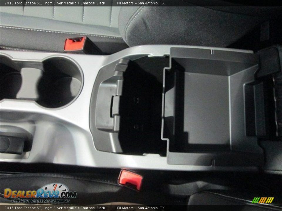 2015 Ford Escape SE Ingot Silver Metallic / Charcoal Black Photo #25