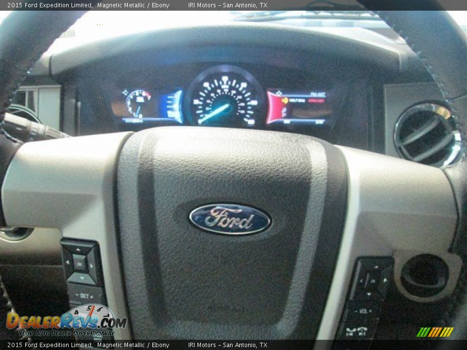 2015 Ford Expedition Limited Magnetic Metallic / Ebony Photo #25