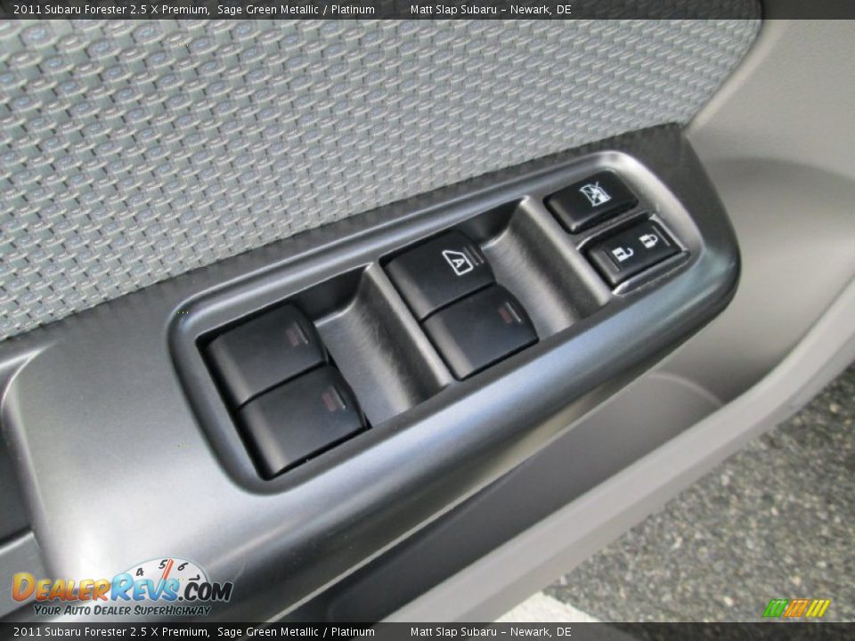 2011 Subaru Forester 2.5 X Premium Sage Green Metallic / Platinum Photo #13