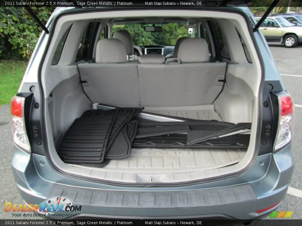 2011 Subaru Forester 2.5 X Premium Sage Green Metallic / Platinum Photo #19