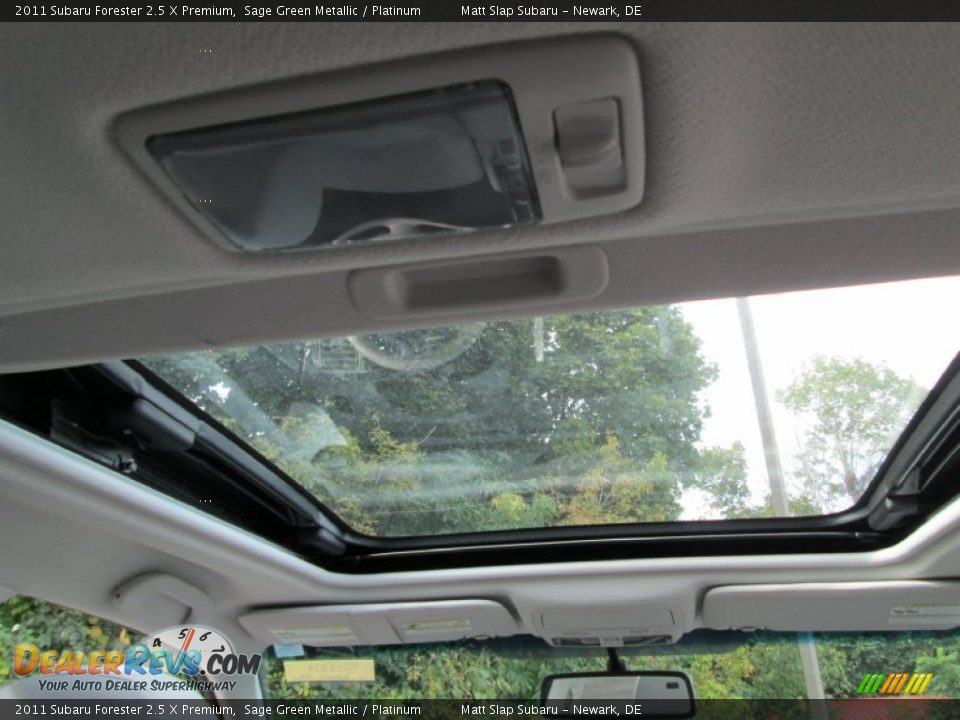 2011 Subaru Forester 2.5 X Premium Sage Green Metallic / Platinum Photo #20