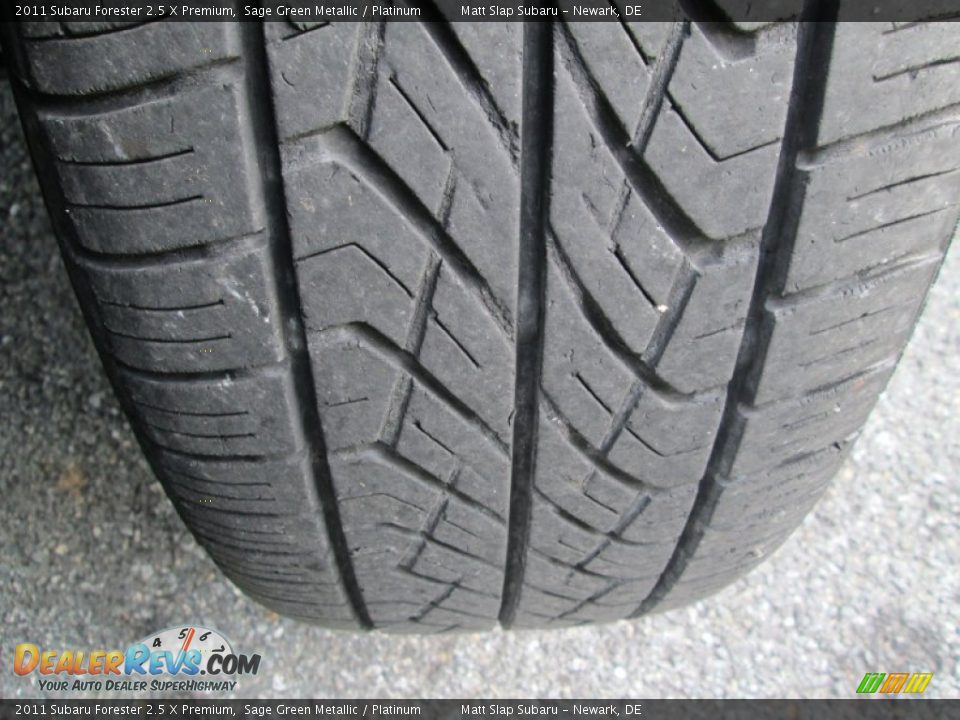 2011 Subaru Forester 2.5 X Premium Sage Green Metallic / Platinum Photo #23