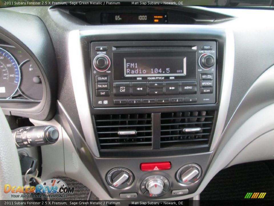 2011 Subaru Forester 2.5 X Premium Sage Green Metallic / Platinum Photo #25