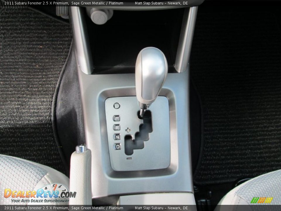 2011 Subaru Forester 2.5 X Premium Sage Green Metallic / Platinum Photo #26