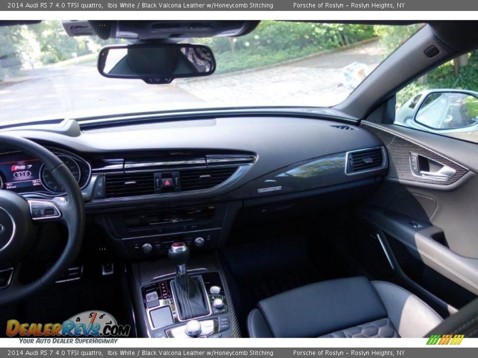 2014 Audi RS 7 4.0 TFSI quattro Ibis White / Black Valcona Leather w/Honeycomb Stitching Photo #17