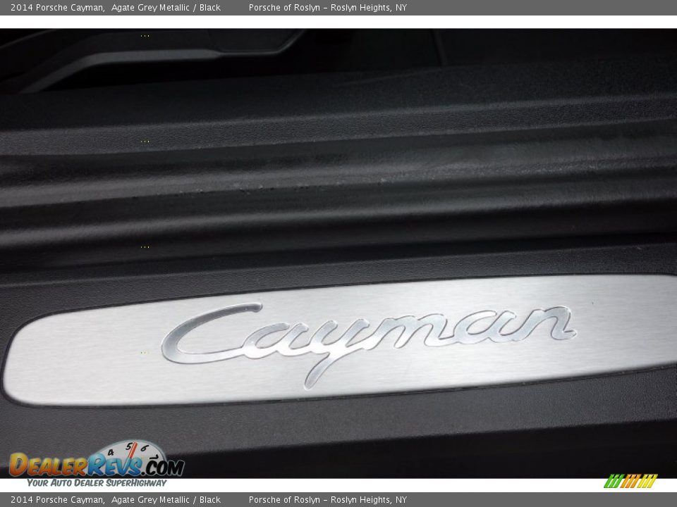 2014 Porsche Cayman Agate Grey Metallic / Black Photo #18