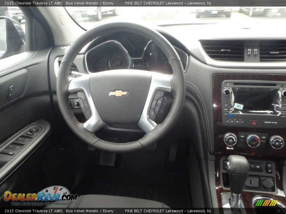 2015 Chevrolet Traverse LT AWD Blue Velvet Metallic / Ebony Photo #3