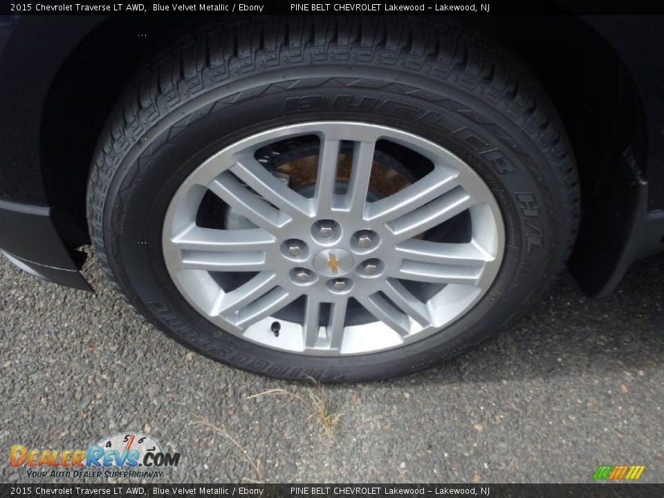 2015 Chevrolet Traverse LT AWD Blue Velvet Metallic / Ebony Photo #4