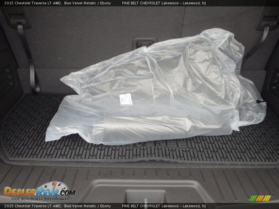 2015 Chevrolet Traverse LT AWD Blue Velvet Metallic / Ebony Photo #9