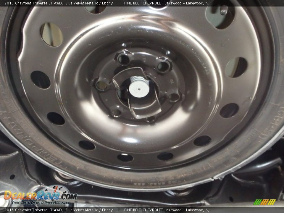 2015 Chevrolet Traverse LT AWD Blue Velvet Metallic / Ebony Photo #10