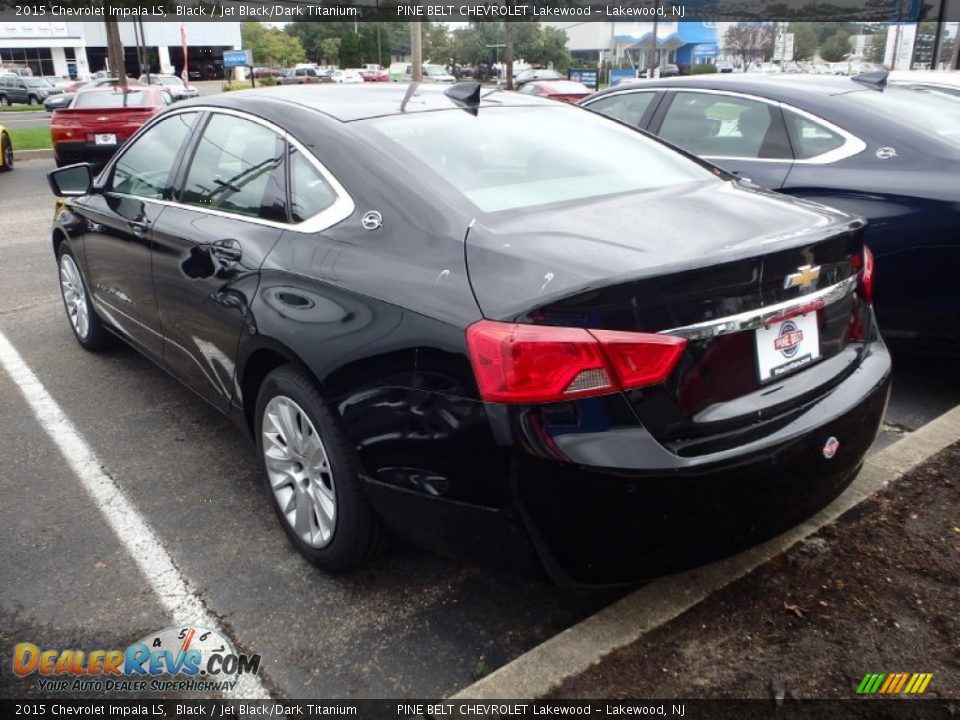 2015 Chevrolet Impala LS Black / Jet Black/Dark Titanium Photo #2