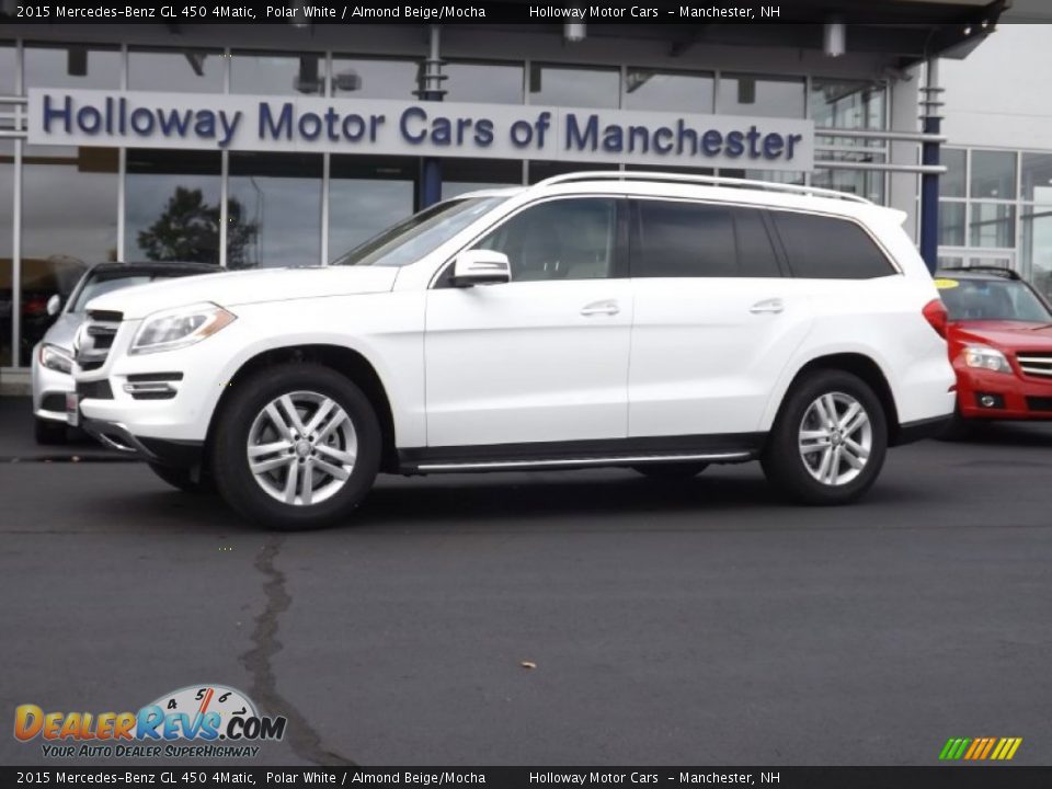 2015 Mercedes-Benz GL 450 4Matic Polar White / Almond Beige/Mocha Photo #1