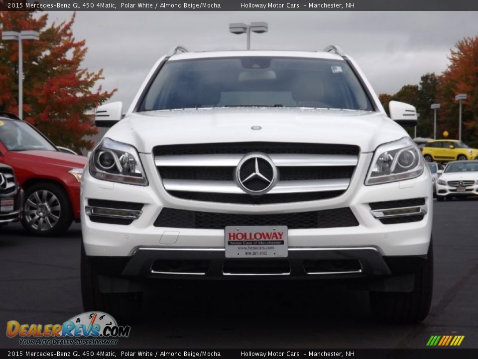 2015 Mercedes-Benz GL 450 4Matic Polar White / Almond Beige/Mocha Photo #2