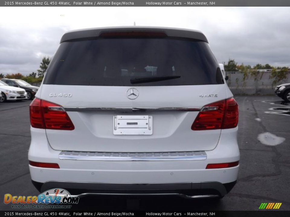2015 Mercedes-Benz GL 450 4Matic Polar White / Almond Beige/Mocha Photo #4