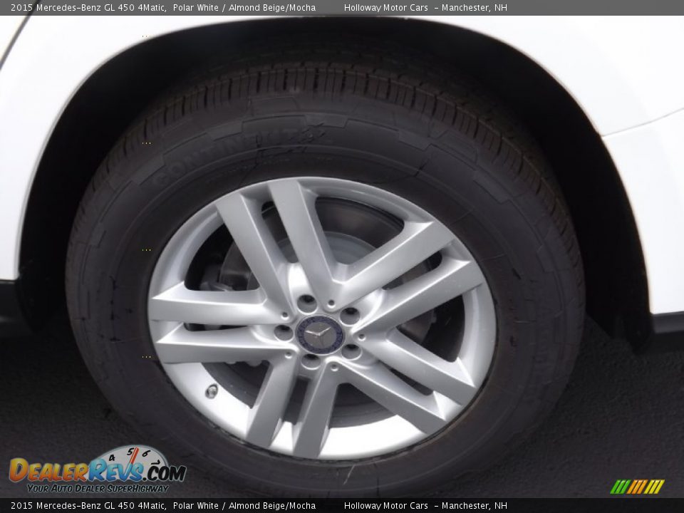 2015 Mercedes-Benz GL 450 4Matic Polar White / Almond Beige/Mocha Photo #5