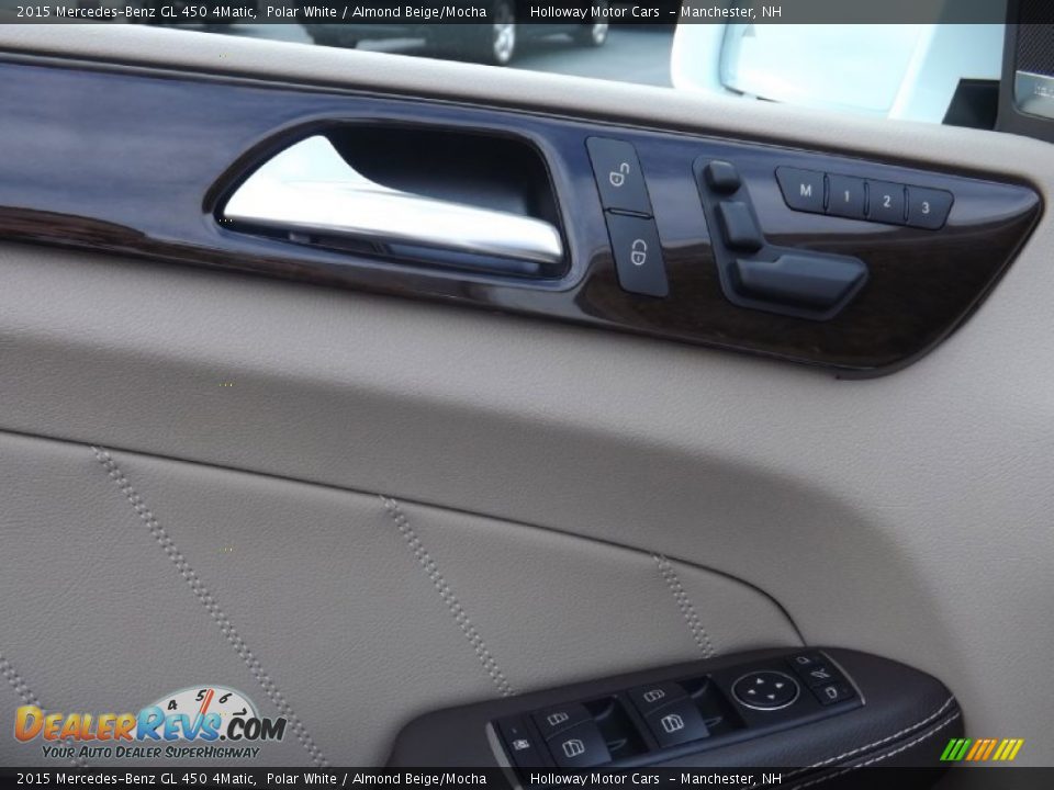 2015 Mercedes-Benz GL 450 4Matic Polar White / Almond Beige/Mocha Photo #8