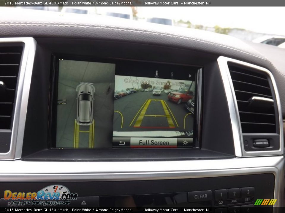 2015 Mercedes-Benz GL 450 4Matic Polar White / Almond Beige/Mocha Photo #12
